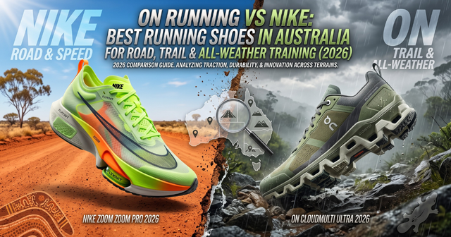 On Running vs Nike running shoes, the best running shoes Australia 2026 for road, trail, and all-weather training.