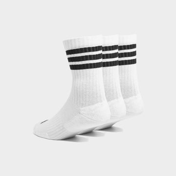 3-Stripes Cushioned Crew Socks (3 Pack) Image 2 - LUZACTIVE - AUSTRALIA