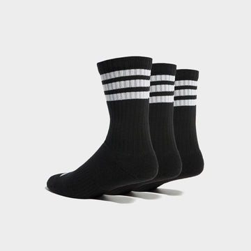 3-Stripes Cushioned Sportswear Crew Socks (3 Pack) Image 2 - LUZACTIVE - AUSTRALIA