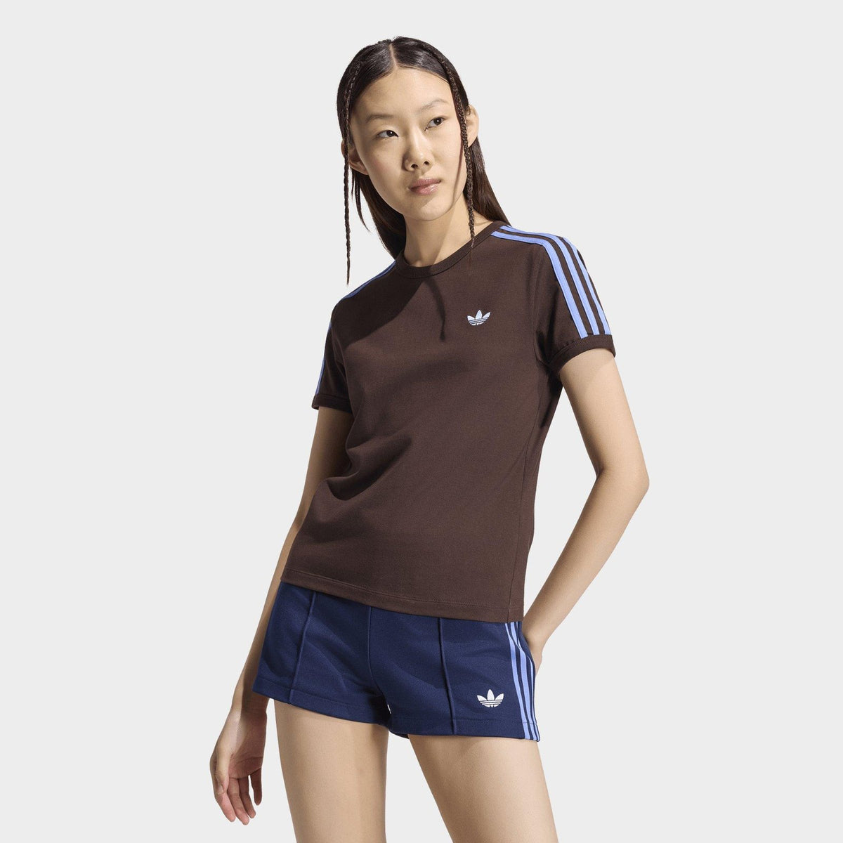3 Stripes Slim T-Shirt Image 1 - LUZACTIVE - AUSTRALIA