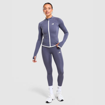 Accelerate Binding Full Zip Jacket Image 2 - LUZACTIVE - AUSTRALIA