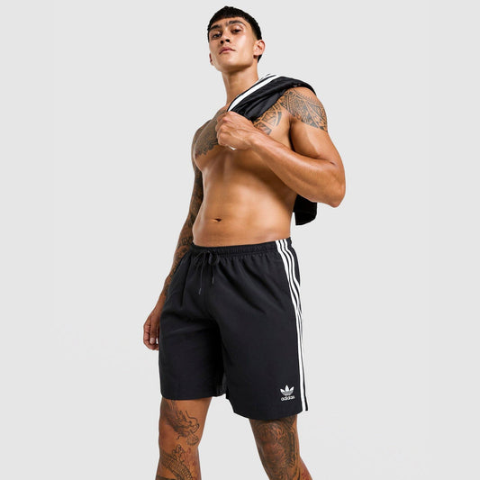 Adicolor 3-Stripes 8" Swim Shorts Image 1 - LUZACTIVE - AUSTRALIA