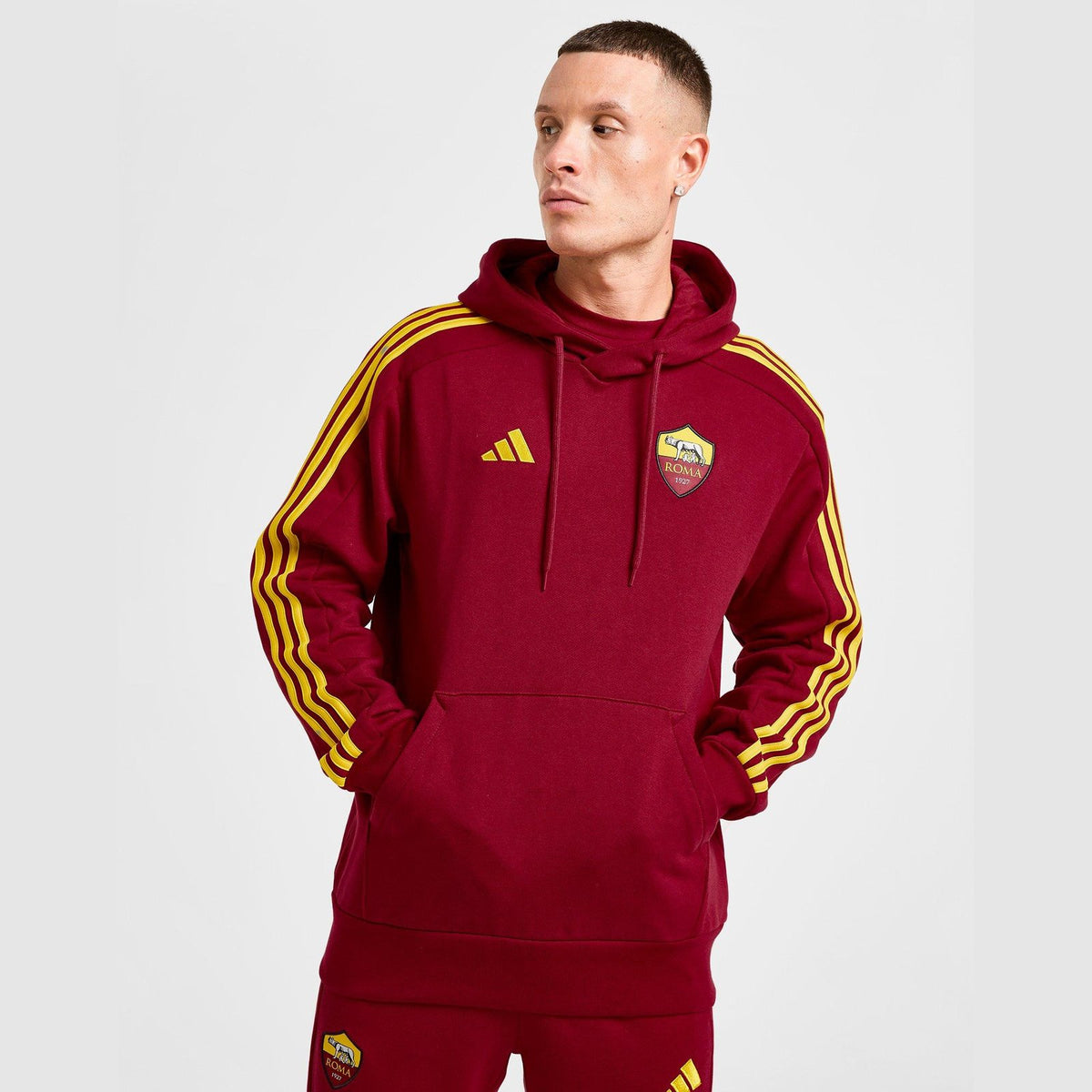 AS Roma DNA Hoodie Image 1 - LUZACTIVE - AUSTRALIA
