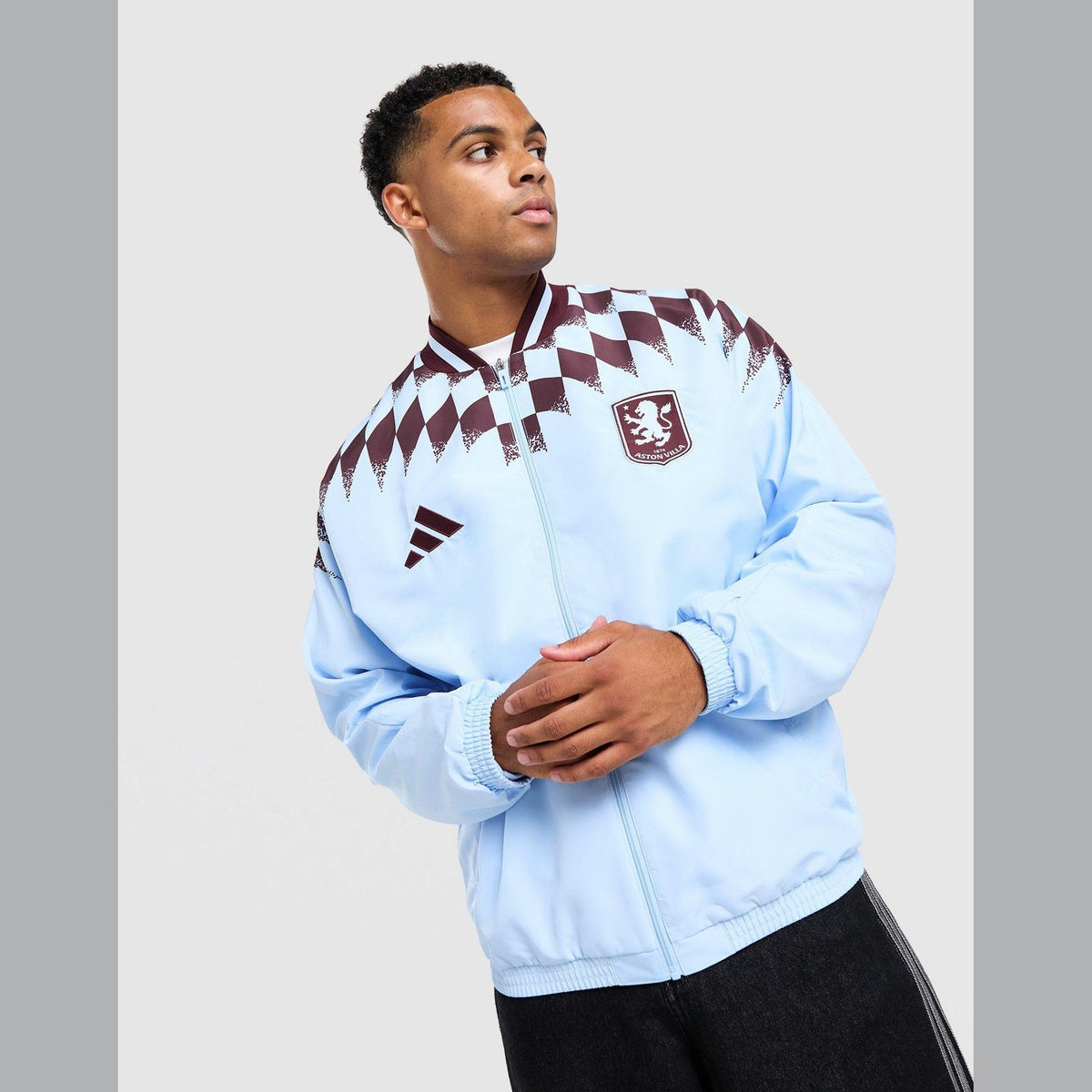 Aston Villa Fc Stadium Track Top Image 1 - LUZACTIVE - AUSTRALIA