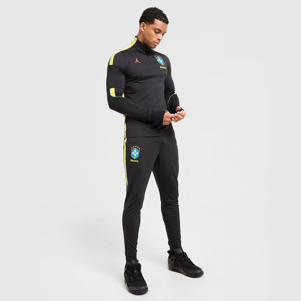 Brazil 2026 Strike Track Pants Image 1 - LUZACTIVE - AUSTRALIA