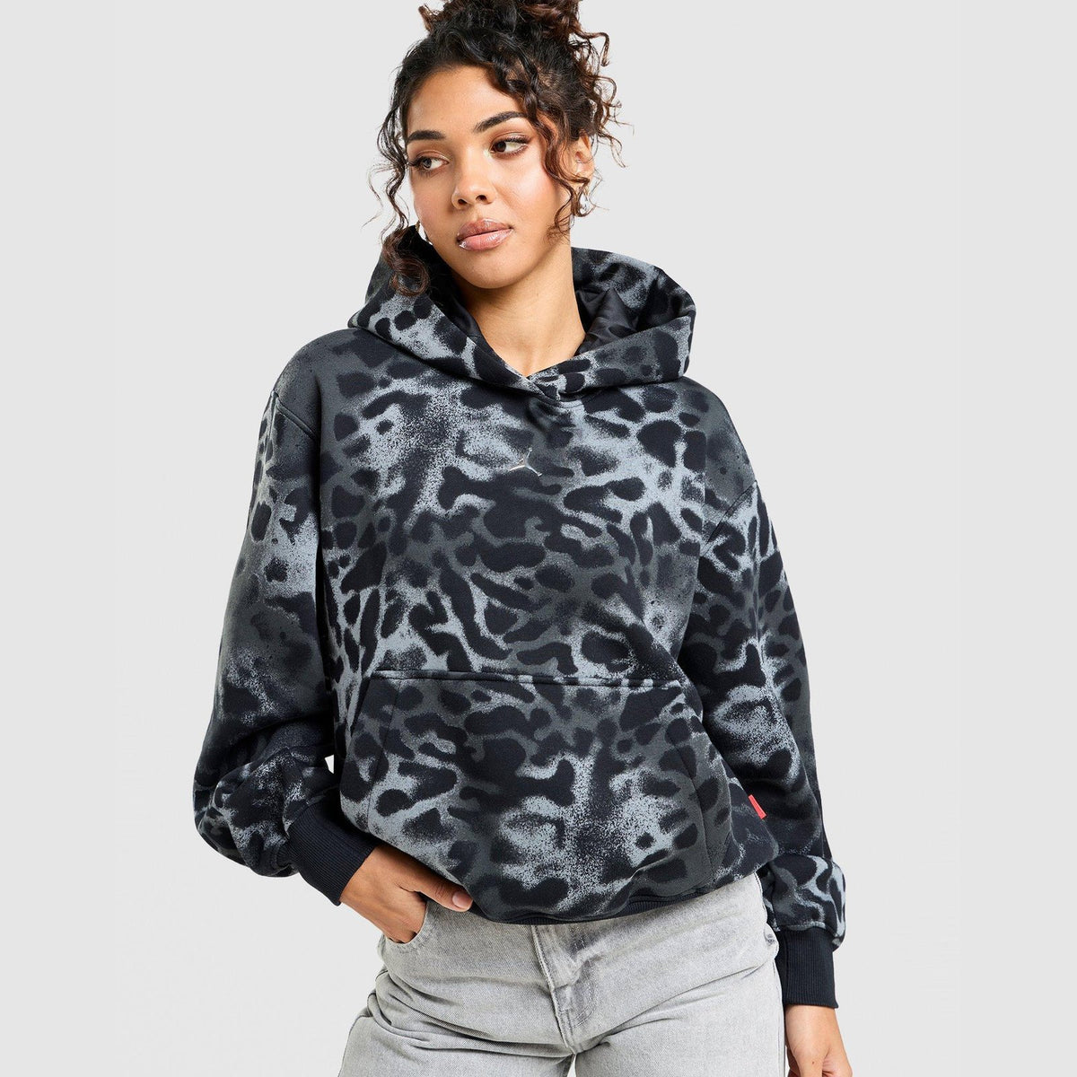 Brooklyn Leopard Hoodie Image 1 - LUZACTIVE - AUSTRALIA