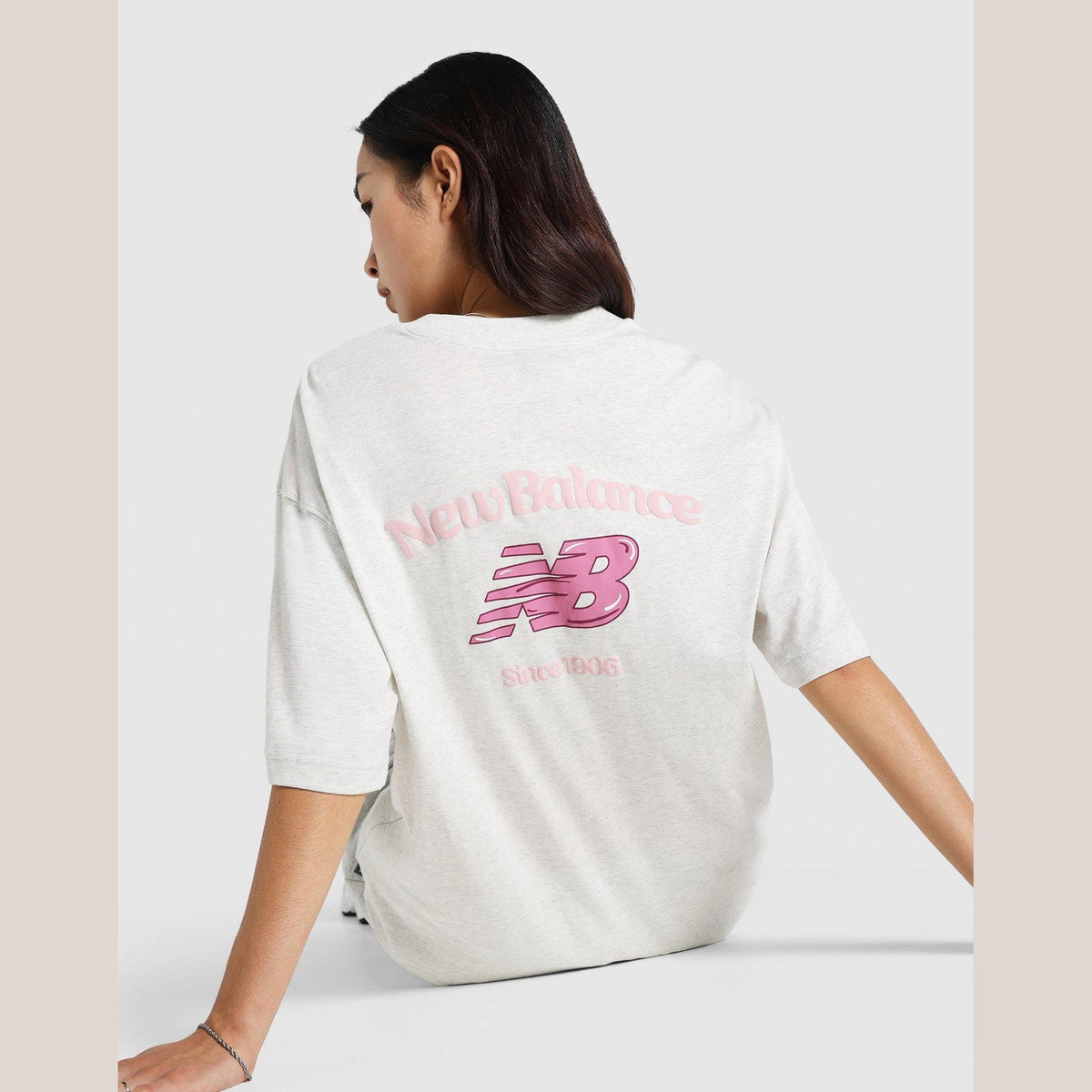 Bubble Logo Oversized T-Shirt Image 1 - LUZACTIVE - AUSTRALIA