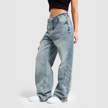 Cargo Denim Pants Image 2 - LUZACTIVE - AUSTRALIA