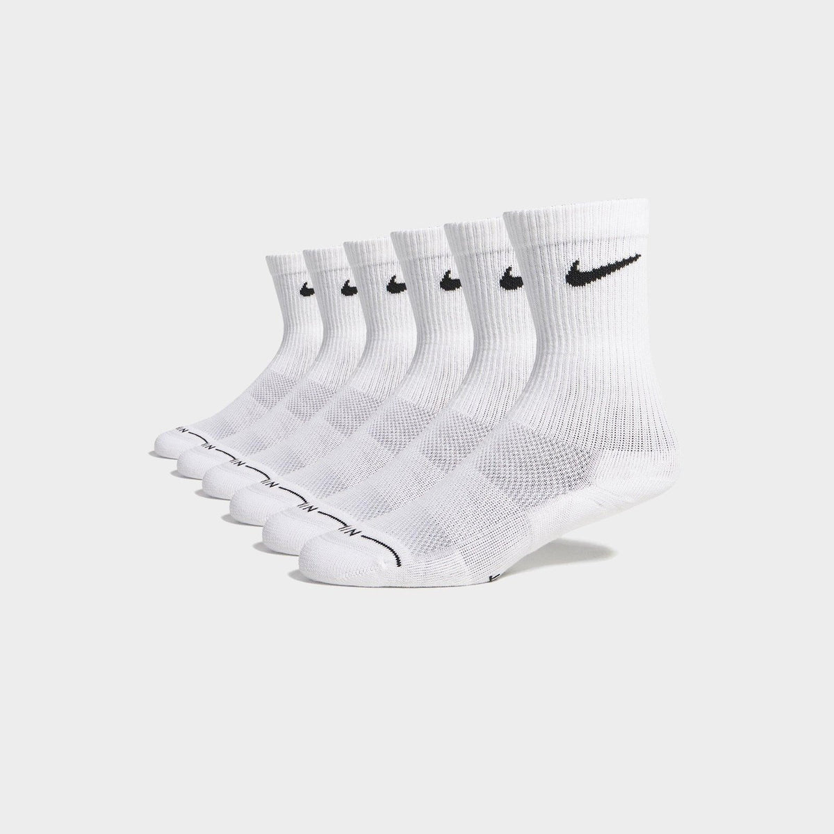 Elevated Swoosh Crew Socks (6 Pack) Image 1 - LUZACTIVE - AUSTRALIA