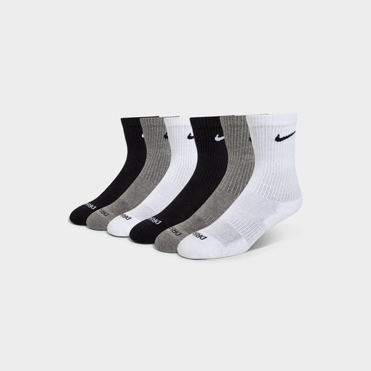 Everyday Plus Cushioned Training Crew Socks (6 Pack) Image 1 - LUZACTIVE - AUSTRALIA
