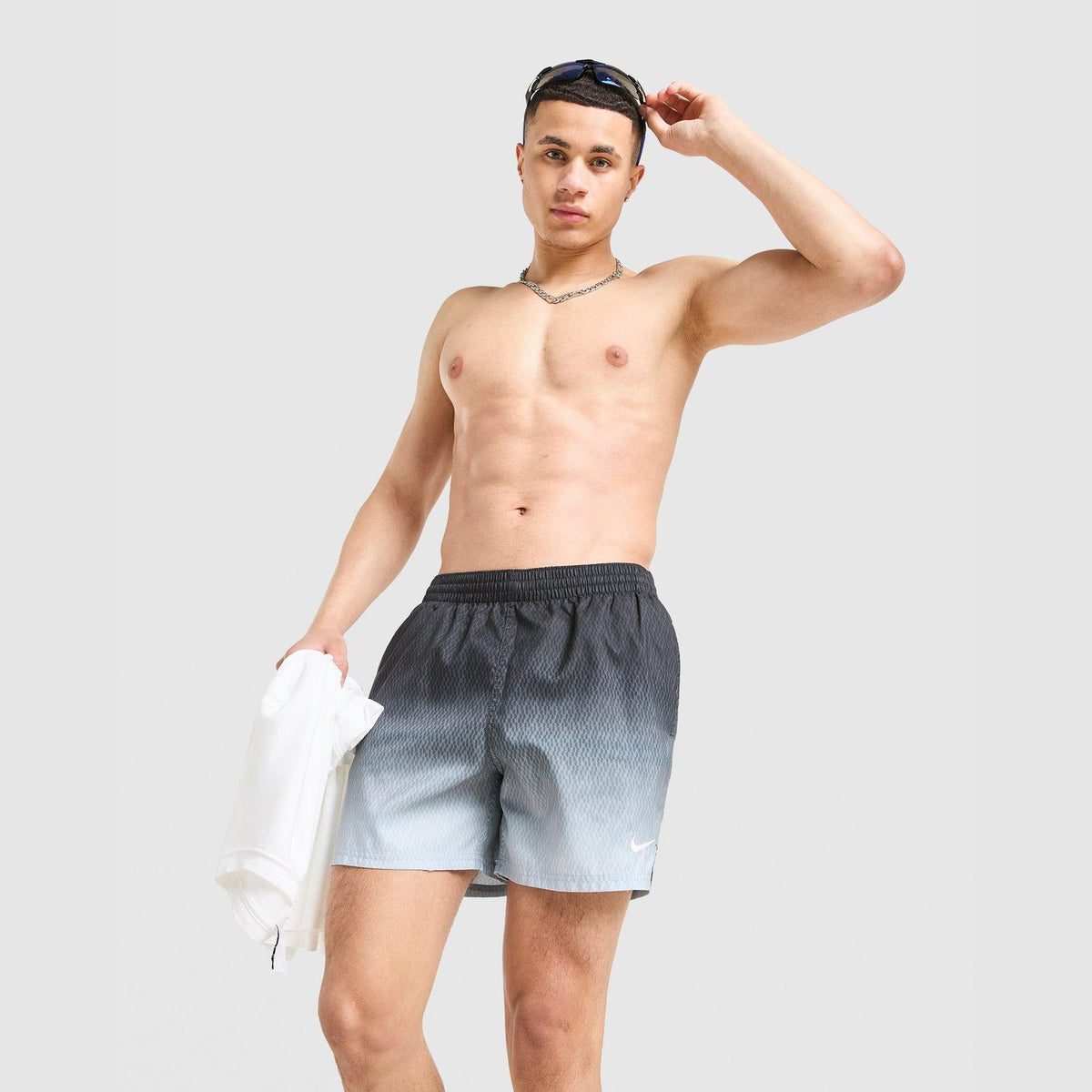 Fade All Over Print Swim Shorts Image 1 - LUZACTIVE - AUSTRALIA
