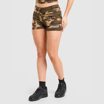Field Camo Micro Shorts Image 2 - LUZACTIVE - AUSTRALIA