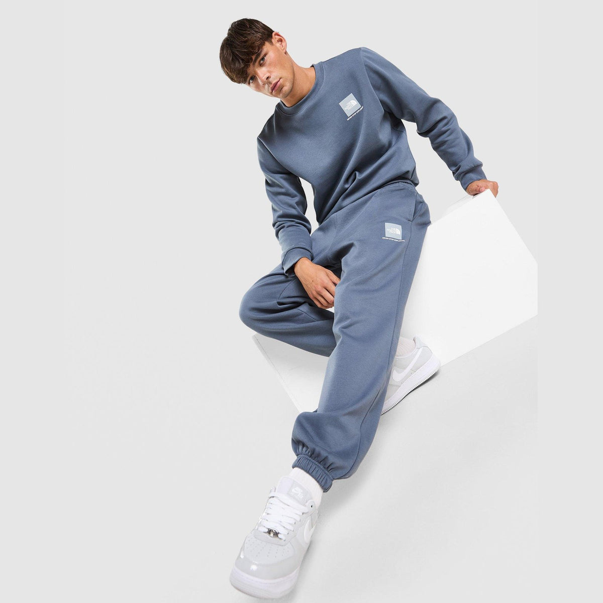 Fine Box Logo Joggers Image 1 - LUZACTIVE - AUSTRALIA