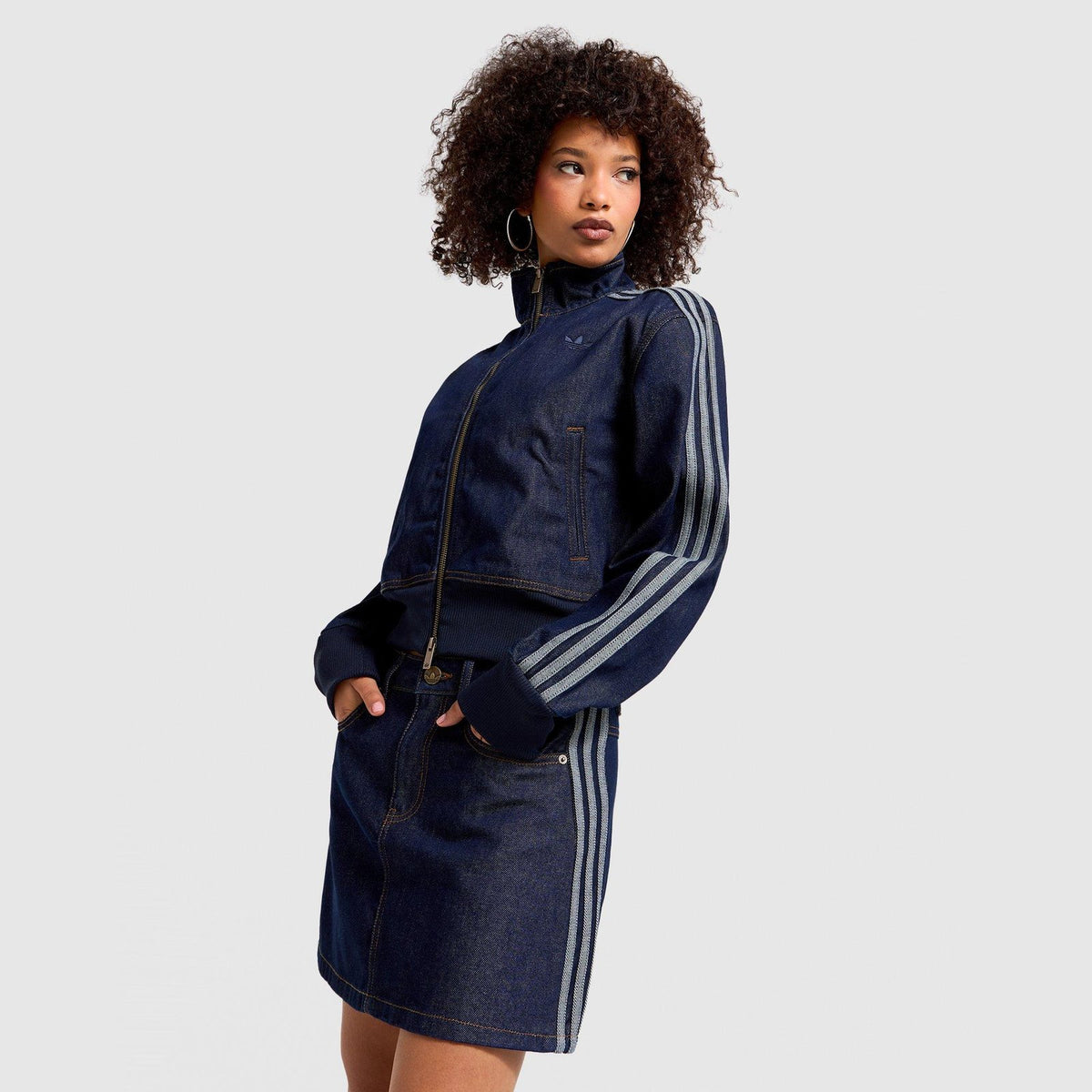 Firebird Denim Mini Skirt Image 1 - LUZACTIVE - AUSTRALIA