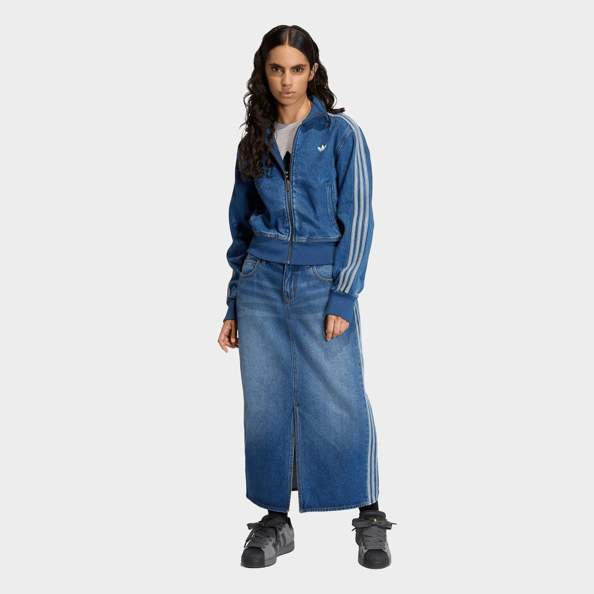 Firebird Denim Track Top Image 1 - LUZACTIVE - AUSTRALIA