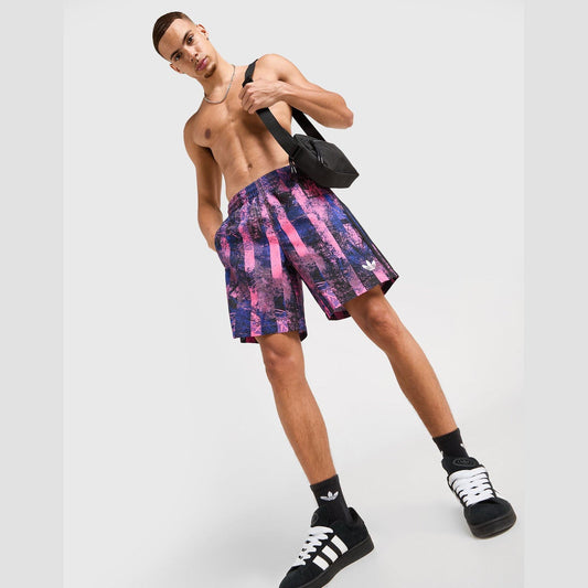 Football All Over Print Swim Shorts Image 1 - LUZACTIVE - AUSTRALIA