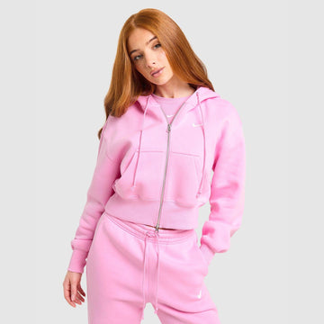 Full-Zip Crop Hoodie Image 2 - LUZACTIVE - AUSTRALIA