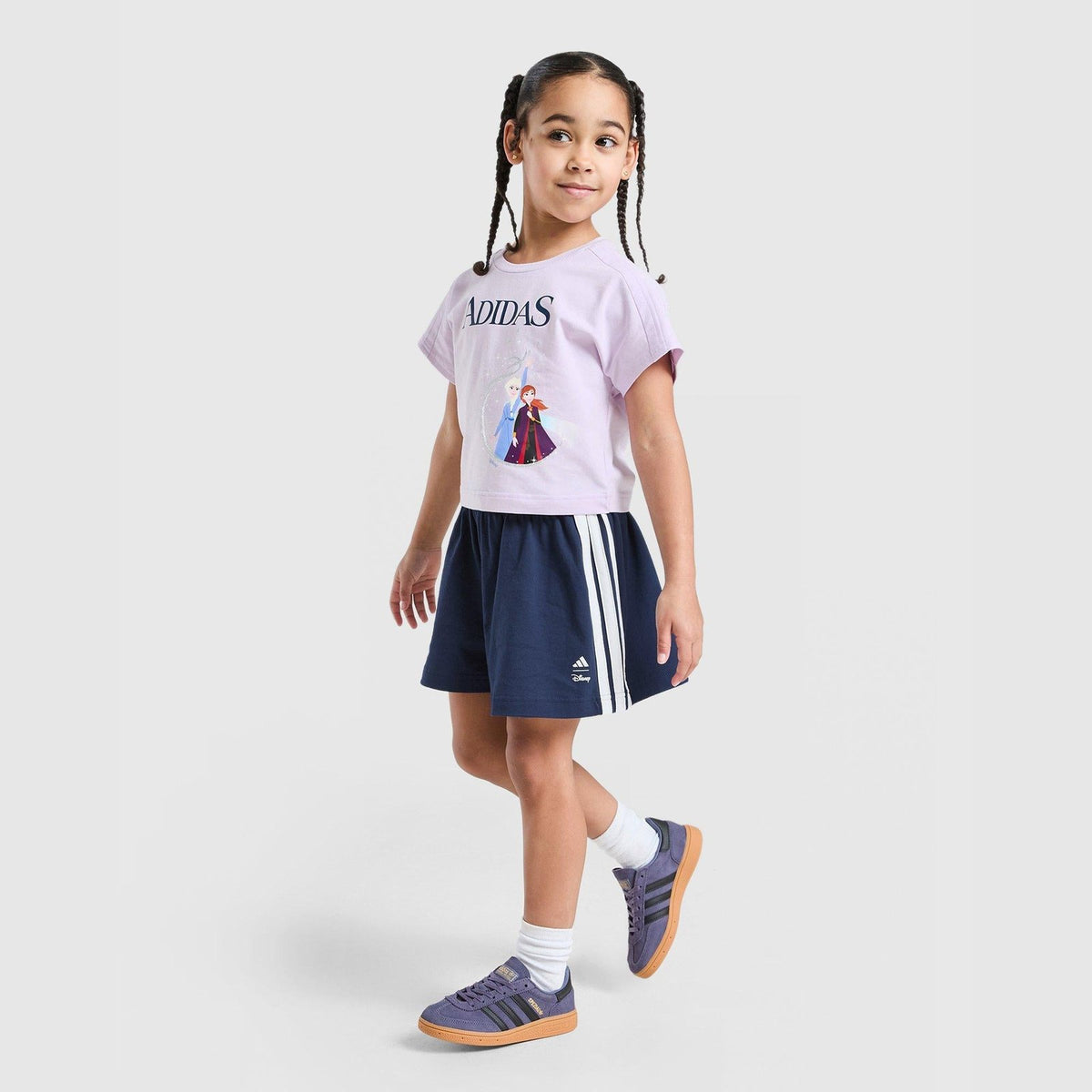 Girls' Frozen T-Shirt/Shorts Set Children Image 1 - LUZACTIVE - AUSTRALIA