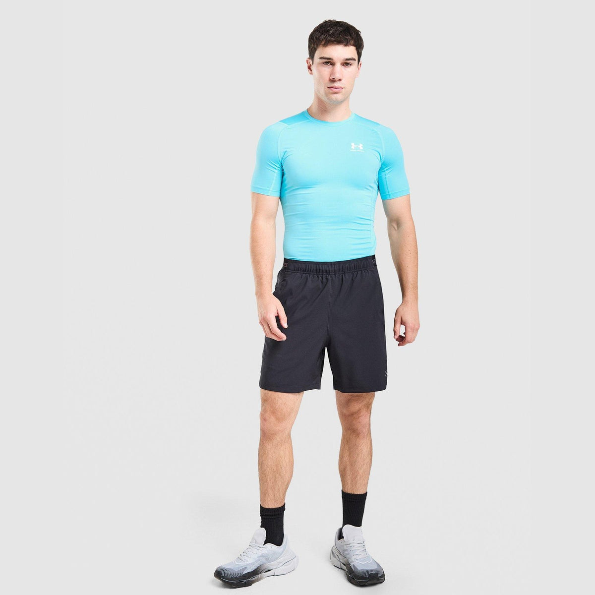 HeatGear Short Sleeve Compression T-Shirt Image 1 - LUZACTIVE - AUSTRALIA