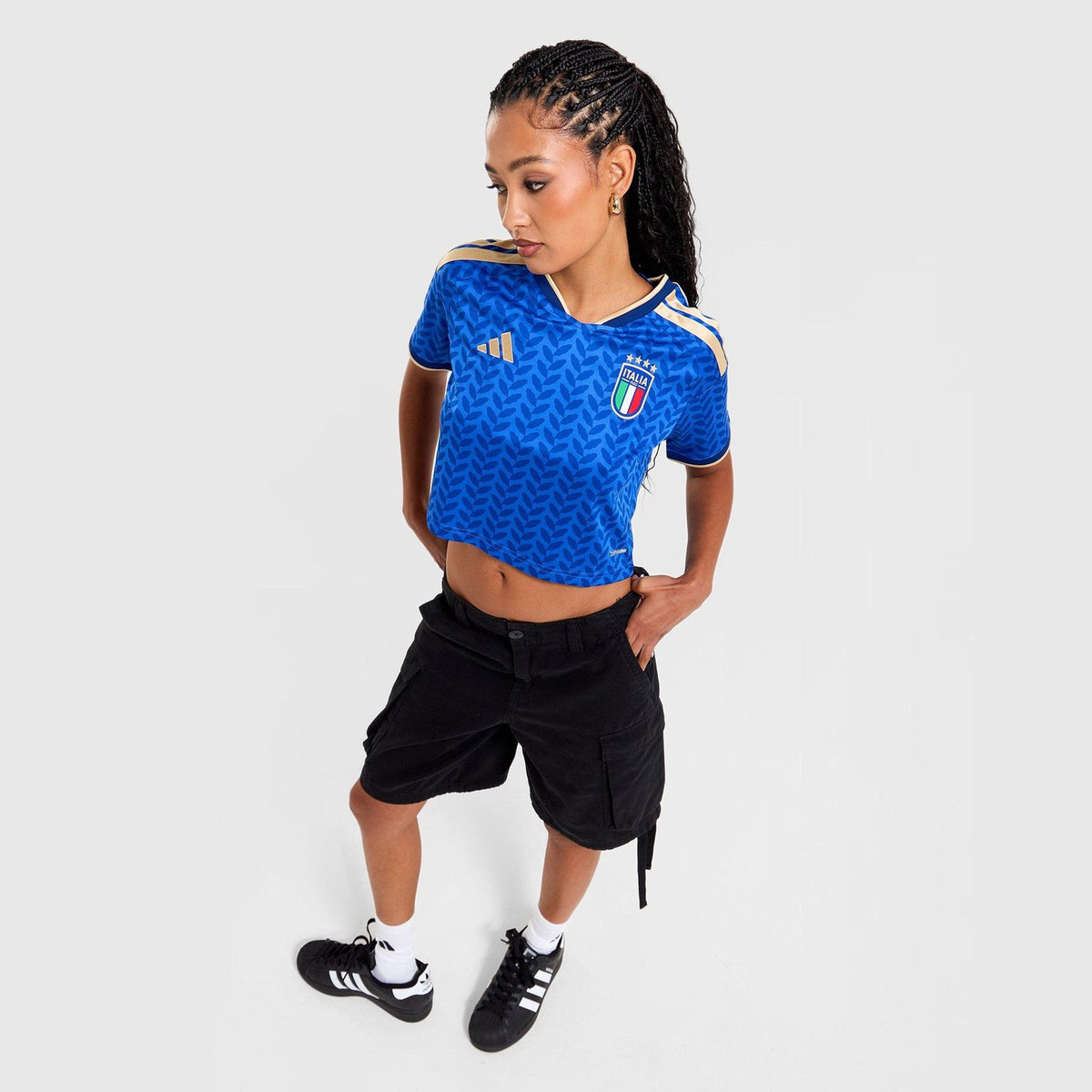 Italy 2026 Home Crop Shirt Image 1 - LUZACTIVE - AUSTRALIA