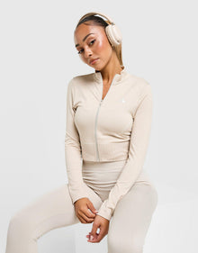 Seamless Full Zip Top Image 1 - LUZACTIVE - AUSTRALIA