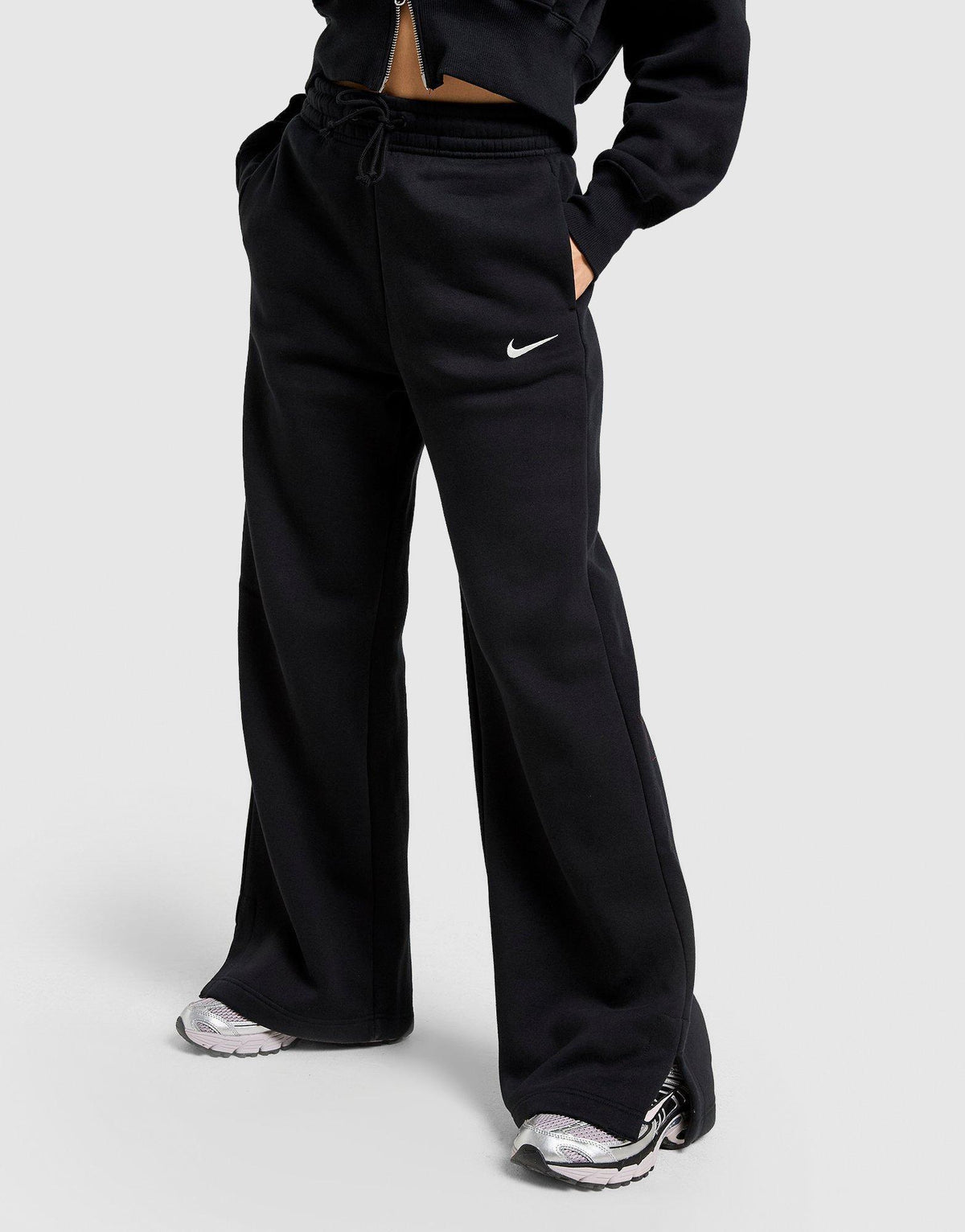Wide Leg Track Pants Image 1 - LUZACTIVE - AUSTRALIA