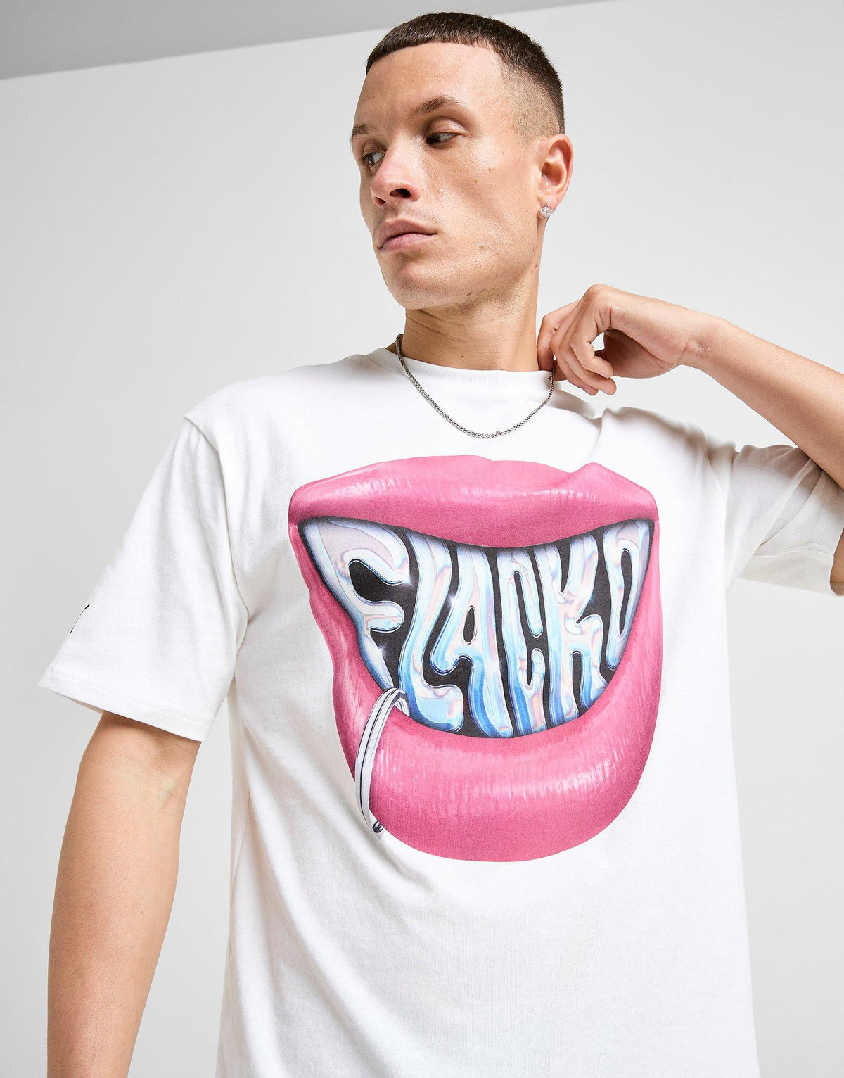 x A$AP Rocky Smile T-Shirt Image 1 - LUZACTIVE - AUSTRALIA