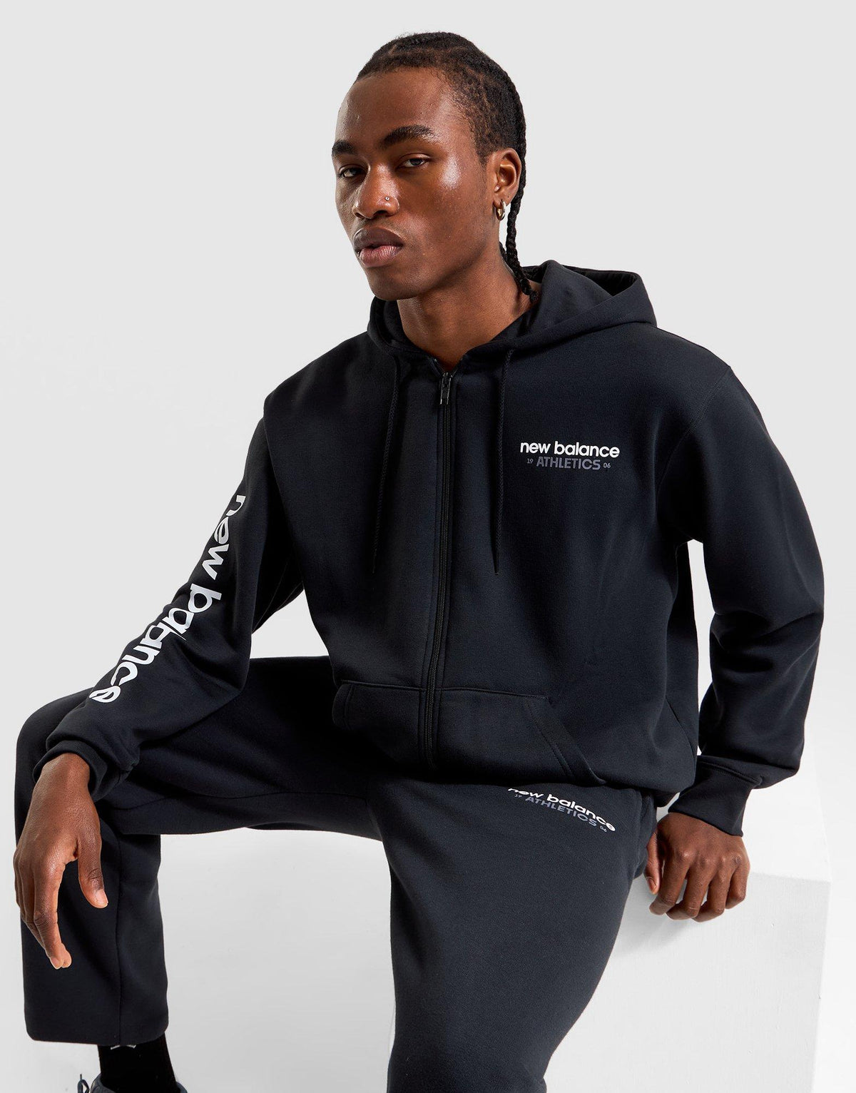 Athletics Full-Zip Hoodie Image 1 - LUZACTIVE - AUSTRALIA