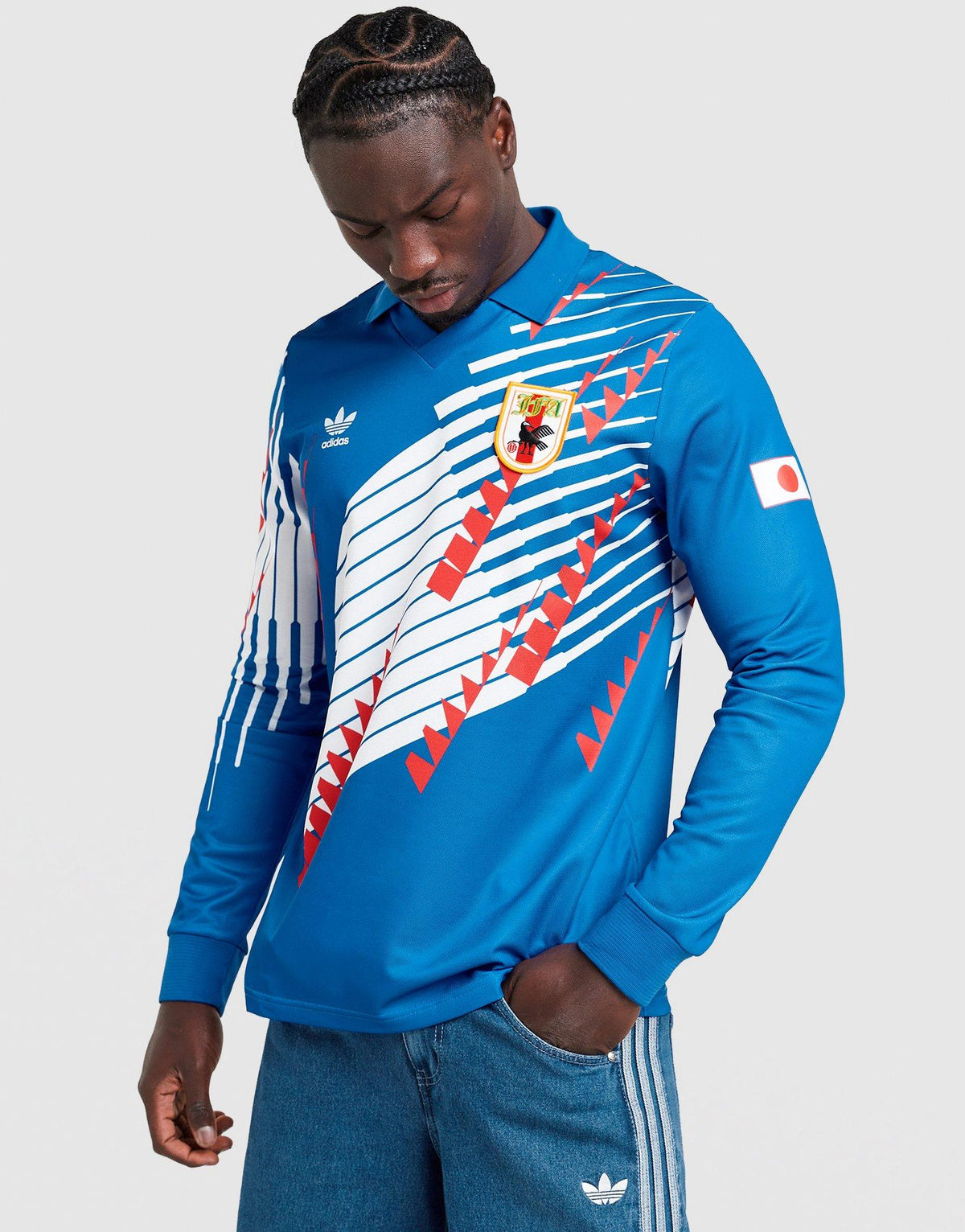 Japan '93 Retro Home Long Sleeve Shirt Image 1 - LUZACTIVE - AUSTRALIA