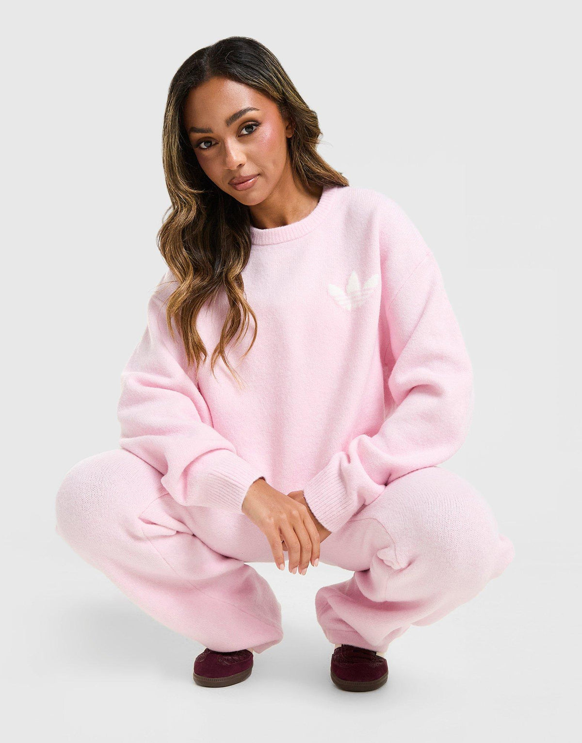 Trefoil Knit Sweatshirt Image 1 - LUZACTIVE - AUSTRALIA