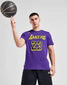 NBA LA Lakers James #23 Statement T-Shirt Image 1 - LUZACTIVE - AUSTRALIA
