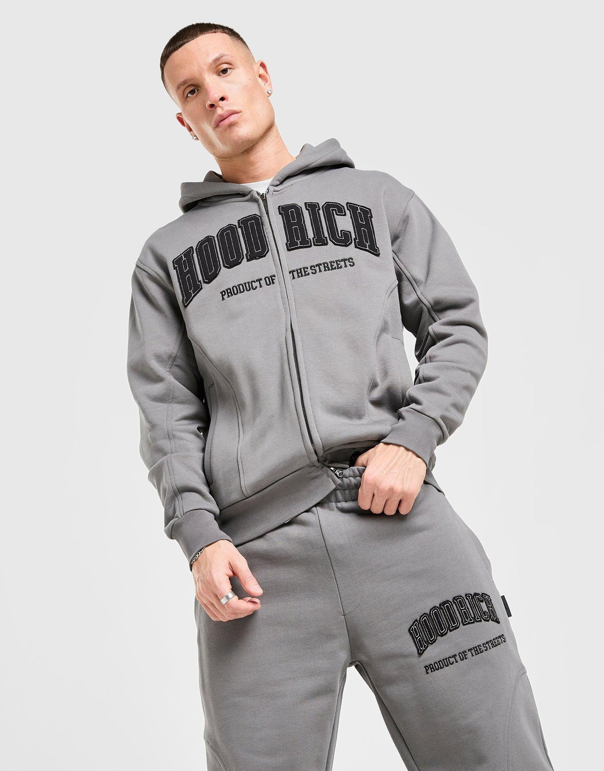 Cursed Full Zip Hoodie Image 1 - LUZACTIVE - AUSTRALIA