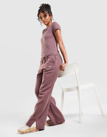 Phoenix Fleece Wide Leg Joggers Image 1 - LUZACTIVE - AUSTRALIA