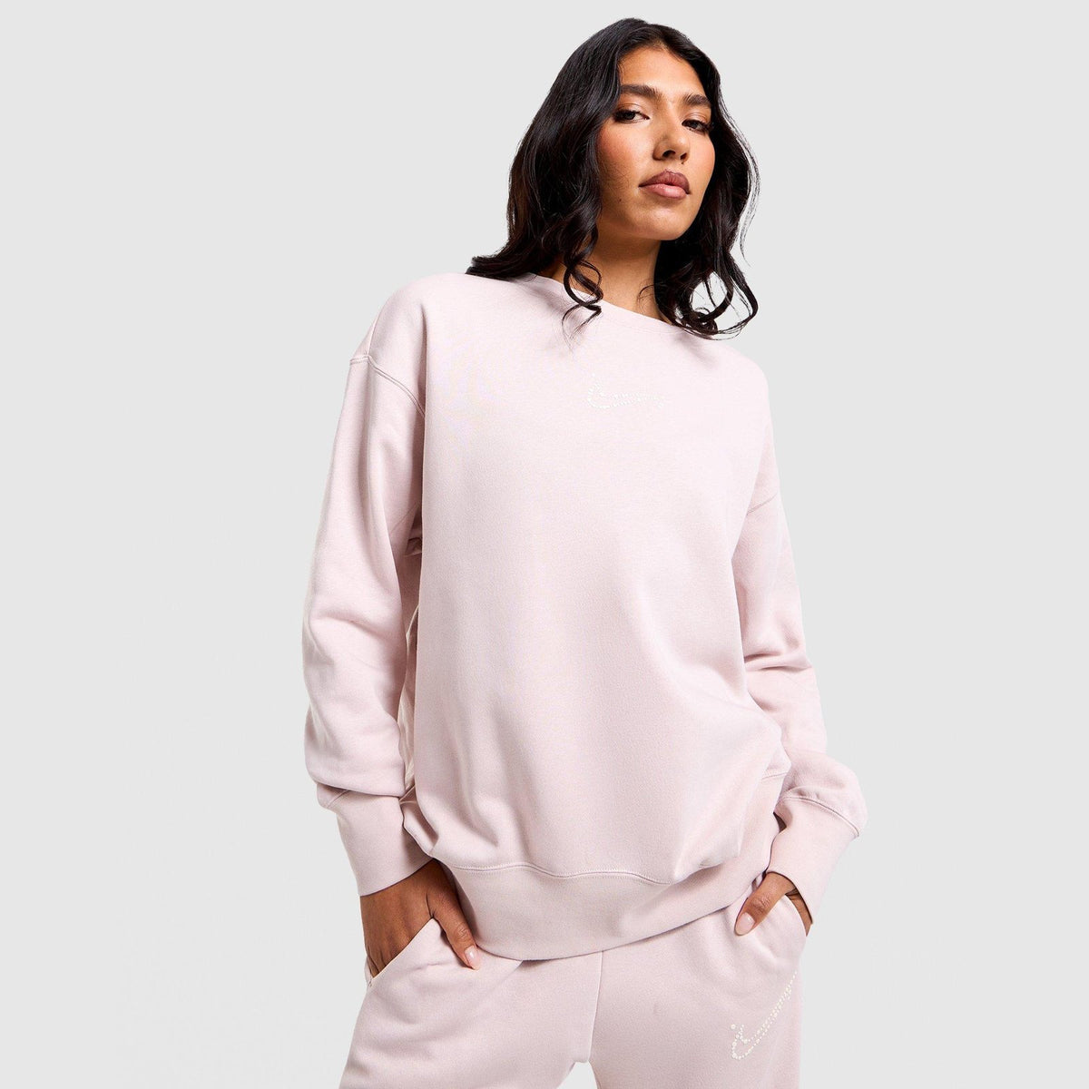 Just Do It Oversized Sweatshirt Image 1 - LUZACTIVE - AUSTRALIA