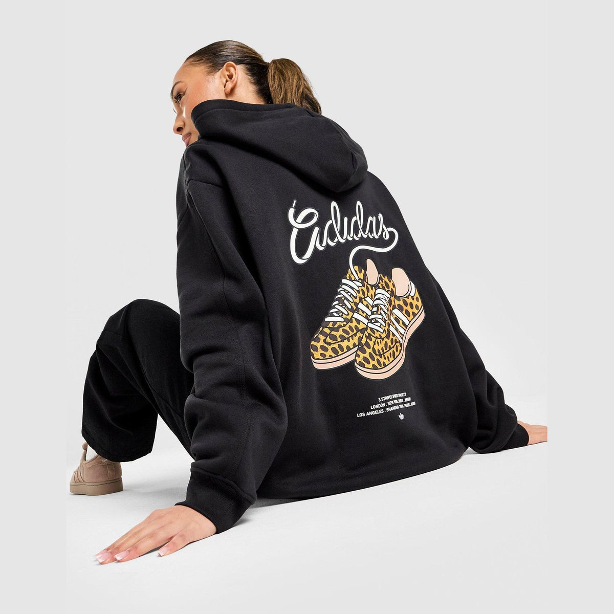 Leopard Samba Overhead Hoodie Image 1 - LUZACTIVE - AUSTRALIA