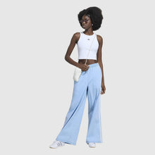 Lightweight Denim Track Pants Image 1 - LUZACTIVE - AUSTRALIA