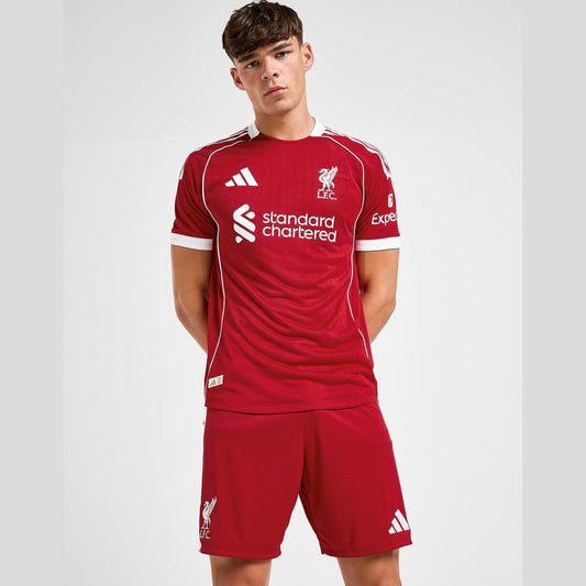 Liverpool FC 2025/26 Home Shorts Image 1 - LUZACTIVE - AUSTRALIA