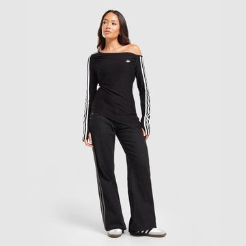 Long Sleeve Asymmetric One Shoulder Top Image 2 - LUZACTIVE - AUSTRALIA