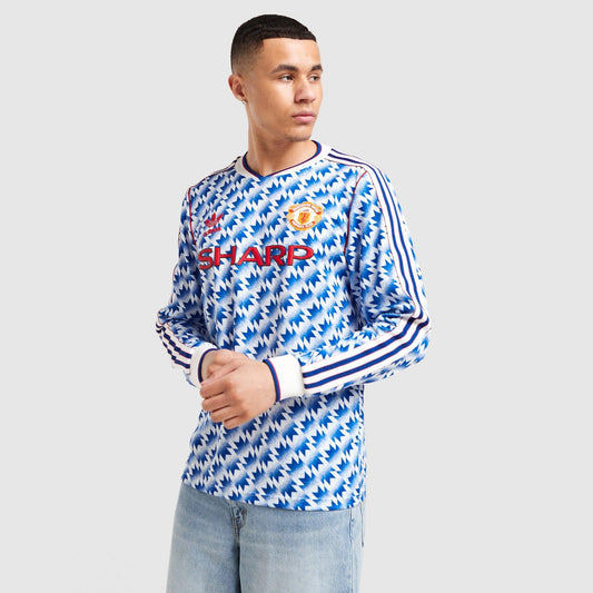 Manchester United FC 1990-92 Long Sleeve Away Shirt Image 1 - LUZACTIVE - AUSTRALIA