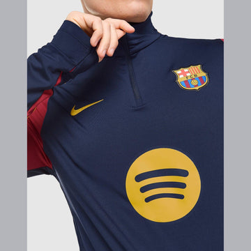 Men's Dri-FIT Football Knit Drill Top F.C. Barcelona Strike Image 2 - LUZACTIVE - AUSTRALIA