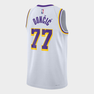 NBA Los Angeles Lakers Swingman Doncic #77 Jersey Image 2 - LUZACTIVE - AUSTRALIA