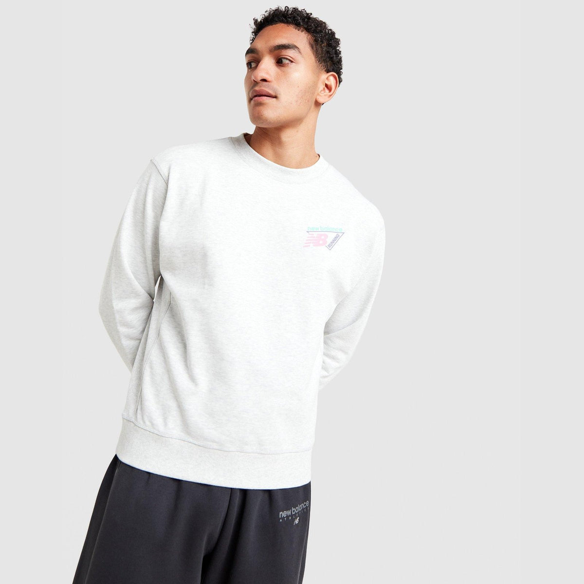 Neon Crew Sweatshirt Image 1 - LUZACTIVE - AUSTRALIA