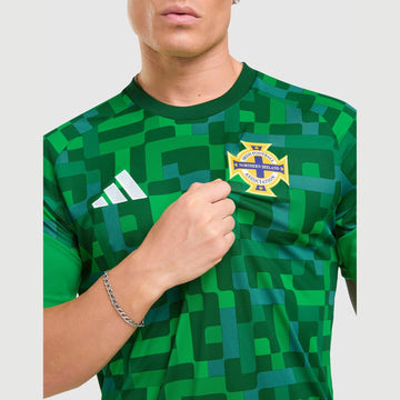 Northern Ireland 2026 Pre Match Home Shirt Image 2 - LUZACTIVE - AUSTRALIA