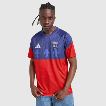 Olympique Lyon Pre Match Shirt Image 2 - LUZACTIVE - AUSTRALIA