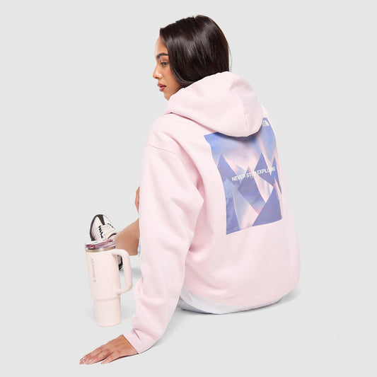 Peaks Graphic Hoodie Image 1 - LUZACTIVE - AUSTRALIA