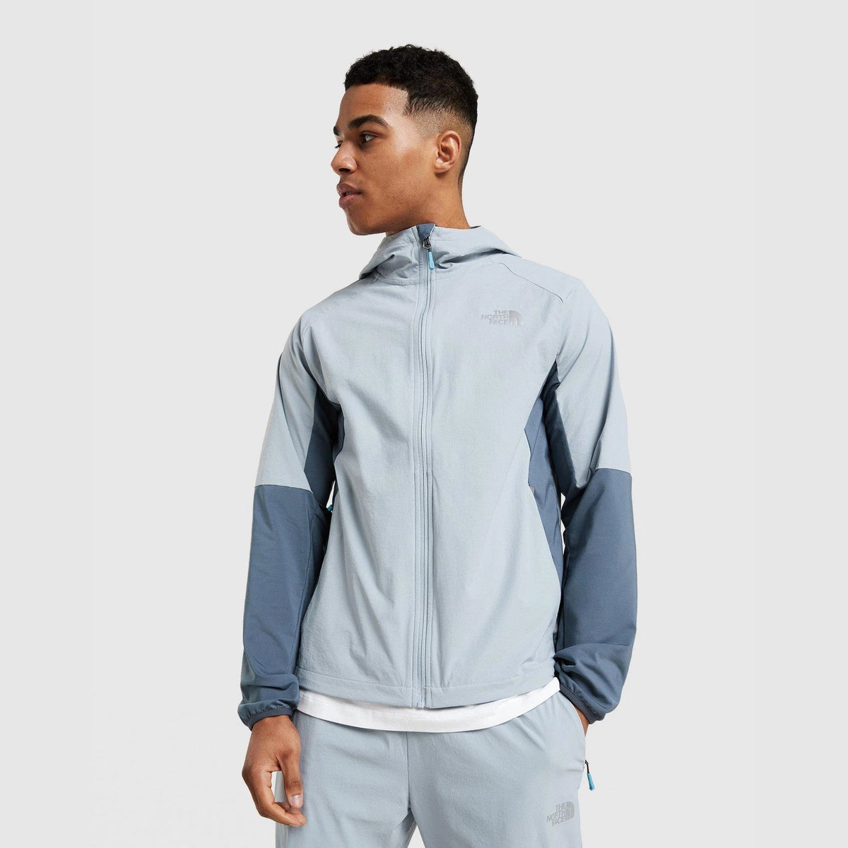 Performance Woven Full Zip Hooded Jacket Image 1 - LUZACTIVE - AUSTRALIA