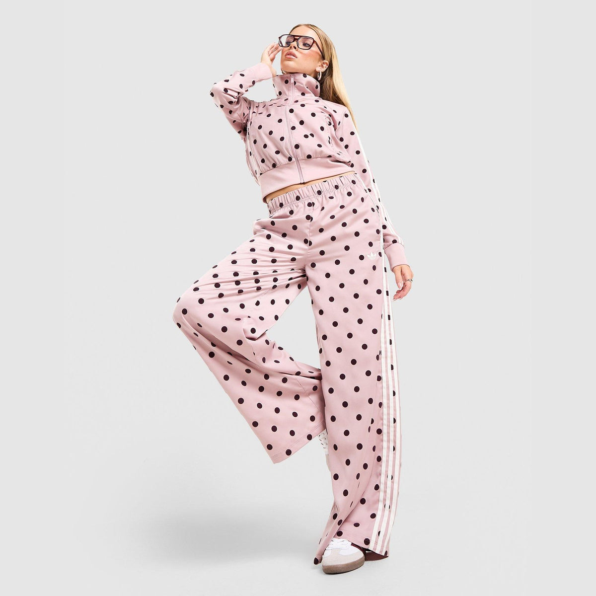 Polka Dot Firebird Track Pants Image 1 - LUZACTIVE - AUSTRALIA