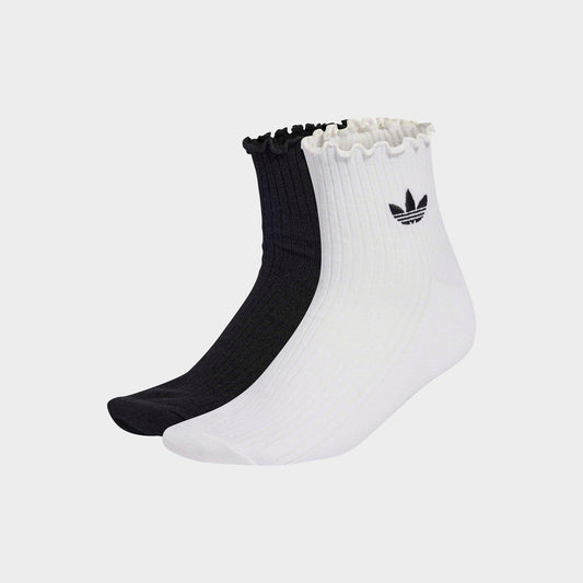 Ruffle Quarter Socks Image 1 - LUZACTIVE - AUSTRALIA