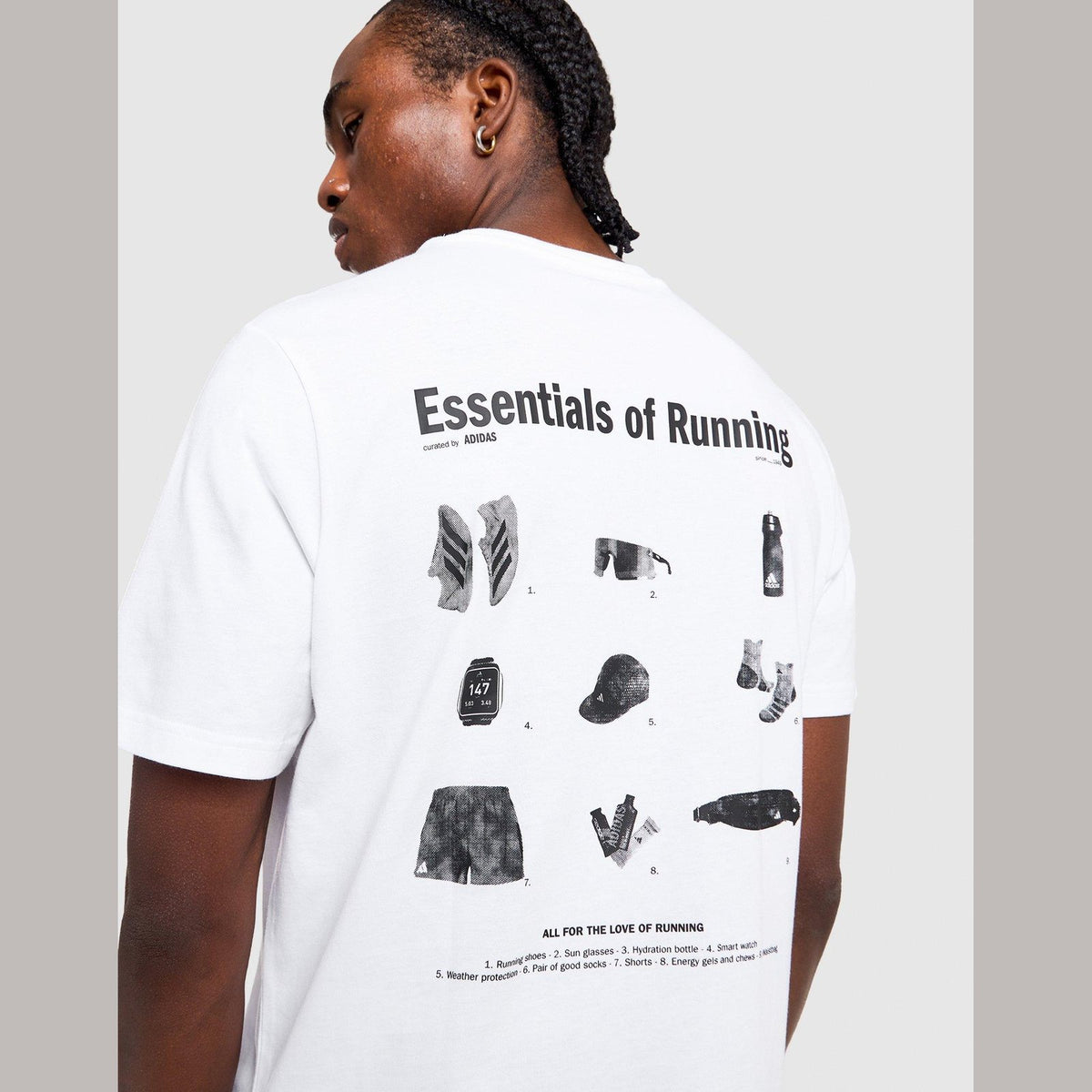 Run Essentials Graphic T-Shirt Image 1 - LUZACTIVE - AUSTRALIA