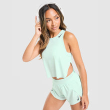 Running AeroSwift Cropped Tank Top Image 1 - LUZACTIVE - AUSTRALIA